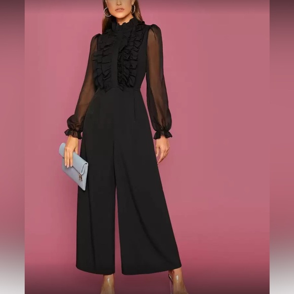 Pants - Elegant Black Jumpsuit